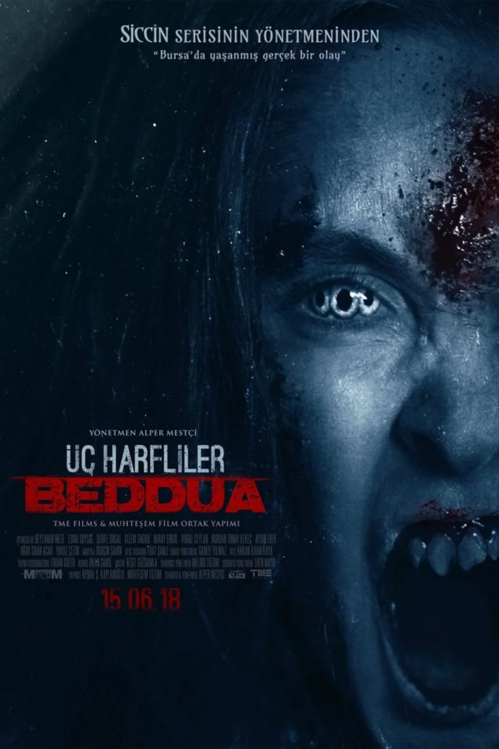 پوستر فیلم Uc Harfliler Beddua