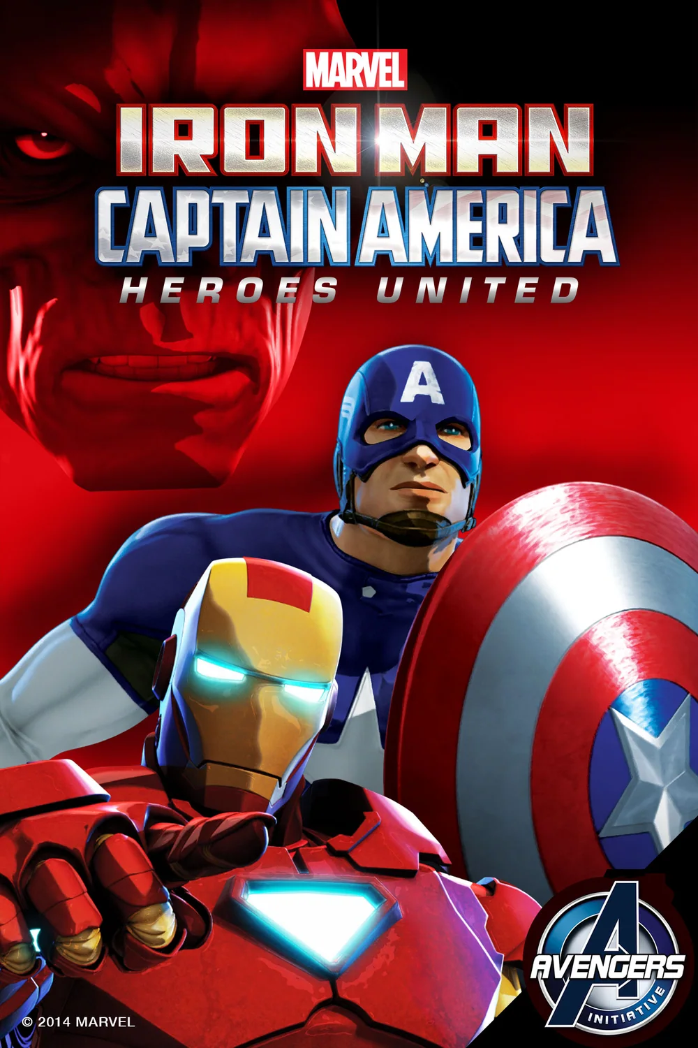 پوستر فیلم Iron Man and Captain America Heroes United