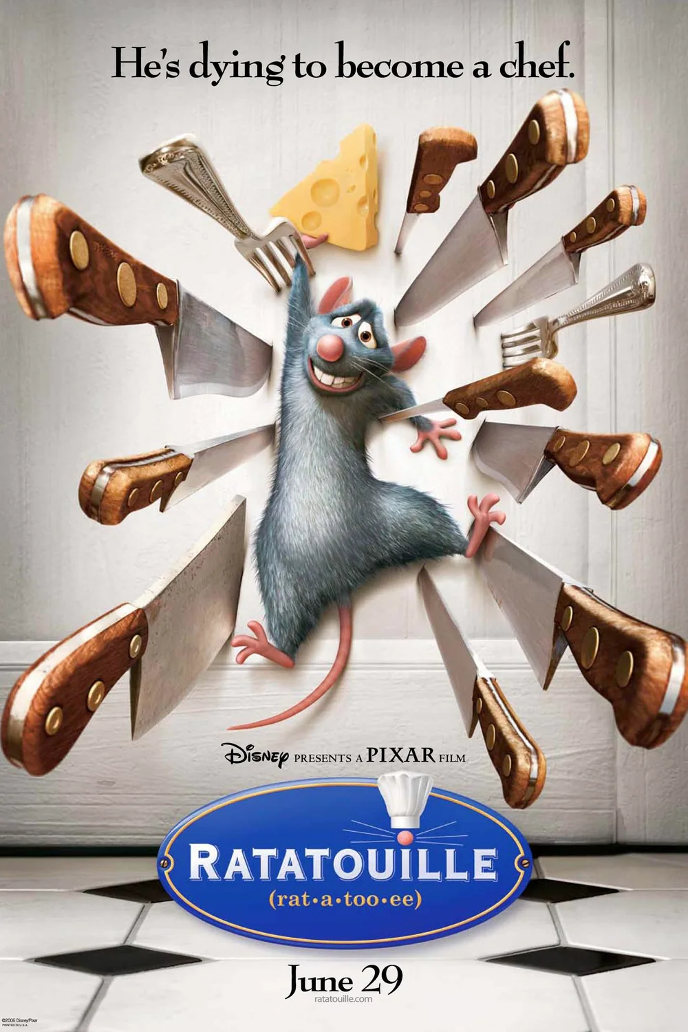 پوستر فیلم موش سرآشپز